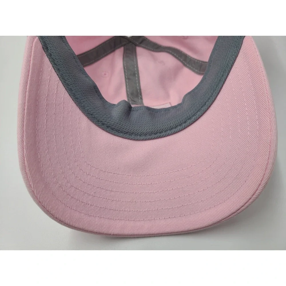 Women Adidas Aeroready Adjustable Hat Cap Baseball Golf Tennis Casual Pink White